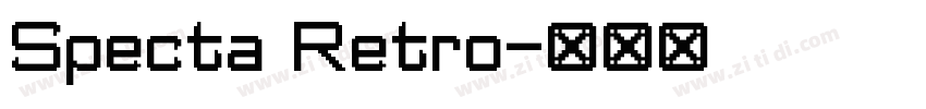Specta Retro字体转换